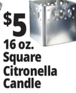 Ocean State Job Lot 16 oz. Square Citronella Candle offer