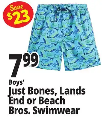 Ocean State Job Lot Just Bones, Lands End or Beach Bros. Swimwear offer