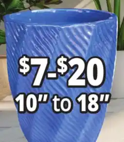Ocean State Job Lot 10 to 18 Outdoor Glazed Ceramic Planters offer