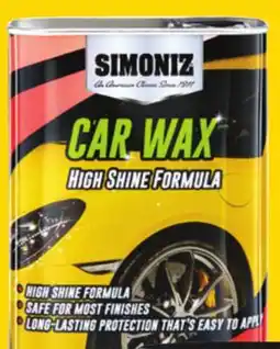 Ocean State Job Lot Simoniz Car Wax offer