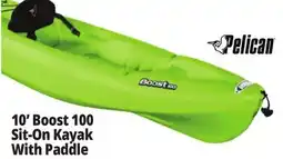Ocean State Job Lot Pelican Boost 100 Kayak-Lime w/Paddle offer