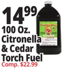 Ocean State Job Lot 100 Oz. Citronella & Cedar Torch Fuel offer