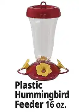 Ocean State Job Lot Plastic Hummingbird Feeder offer