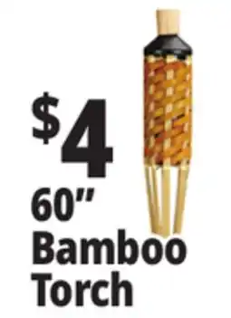 Ocean State Job Lot 60 Woven Bamboo Torch with Cap offer