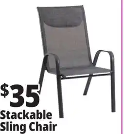 Ocean State Job Lot Stackable Sling Chair offer
