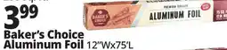 Ocean State Job Lot Baker's Choice Premium Quality Aluminum Foil 75 sq ft offer