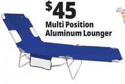 Ocean State Job Lot Multi Position Aluminum Lounger offer