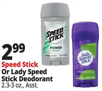 Ocean State Job Lot Lady Speed Stick Powder Fresh Invisible Dry Antiperspirant Deodorant 2.3 oz offer