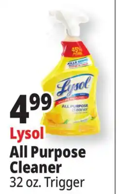 Ocean State Job Lot Lysol All Purpose Lemon Breeze Cleaner offer