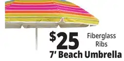 Ocean State Job Lot 7' Beach Umbrella offer