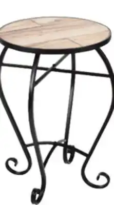 Ocean State Job Lot 14 Tile Top Plant Stand offer