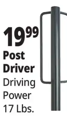 Ocean State Job Lot Tiller & Rowe Post Driver offer