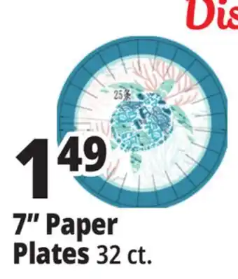 Ocean State Job Lot 7 Paper Plate offer