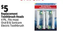 Ocean State Job Lot Dentacare Flexisoft Replacement Brush Heads 4 Count offer