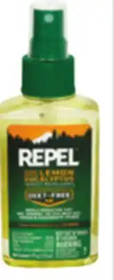 Ocean State Job Lot Repel Plant-Based Lemon Eucalyptus Insect Repellent 4 oz offer