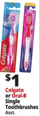 Ocean State Job Lot Colgate Extra Clean Medium Toothbrush offer