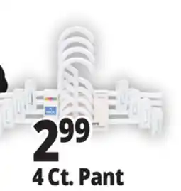 Ocean State Job Lot 4 Ct. Pant Hangers offer