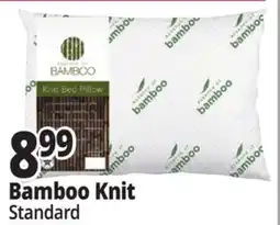 Ocean State Job Lot Essence of Bamboo Knit Jumbo Pillow offer