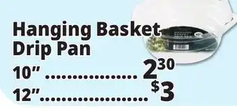 Ocean State Job Lot Hanging Basket Drip Pan offer