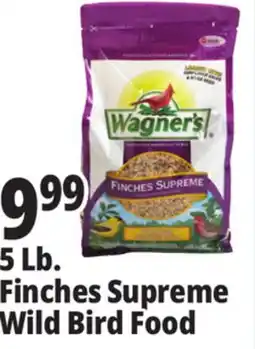 Ocean State Job Lot Wagner's Finches Supreme Premium Wild Bird Food 5 lbs offer