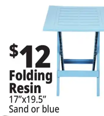 Ocean State Job Lot Gracious Living Folding Side Table Blue offer