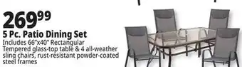 Ocean State Job Lot 5 Pc. Patio Dining Set offer