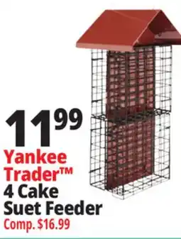 Ocean State Job Lot Yankee Trader 4 Cake Suet Feeder offer