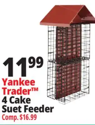Ocean State Job Lot Yankee Trader 4 Cake Suet Feeder offer