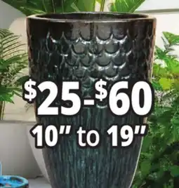 Ocean State Job Lot Outdoor Glazed Ceramic Planters offer