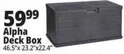 Ocean State Job Lot Alpha Deck Box offer