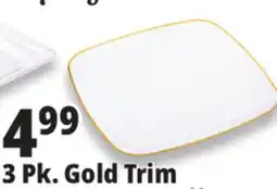 Ocean State Job Lot 3 Pk. Gold Trim offer