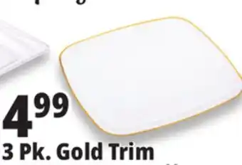 Ocean State Job Lot 3 Pk. Gold Trim offer