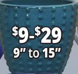 Ocean State Job Lot 9 to 15 Outdoor Glazed Ceramic Planter offer
