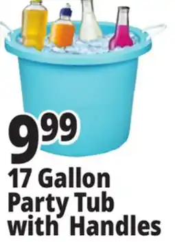 Ocean State Job Lot 17 Gallon Party Tub with Handles offer