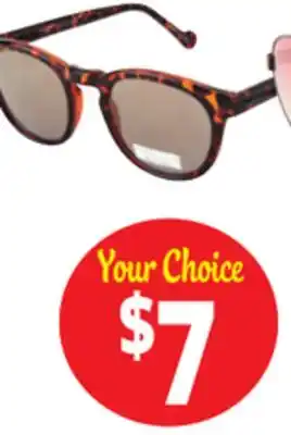Ocean State Job Lot Sunglasses offer