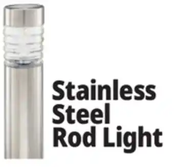 Ocean State Job Lot Outdoor Living Accents Black Solar Light Rod 15 offer