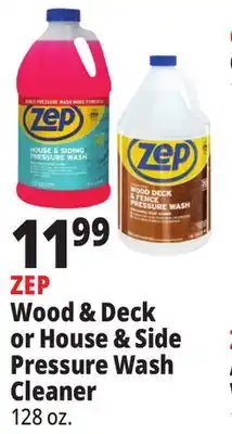 Ocean State Job Lot ZEP Wood & Deck or House & Side Pressure Wash Cleaner offer
