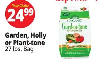 Ocean State Job Lot Espoma Organic Garden-Tone Herb and Vegetable Food 27 lb offer