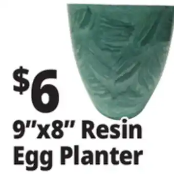 Ocean State Job Lot 9x8 Resin Egg Planter offer