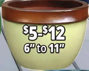 Ocean State Job Lot Outdoor Glazed Ceramic Planters offer