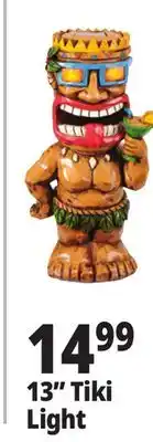 Ocean State Job Lot Solar Tiki Light 13 offer