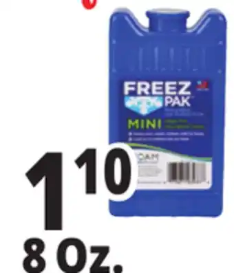 Ocean State Job Lot Freez Pak Reusable Mini Ice Pack 8 oz offer