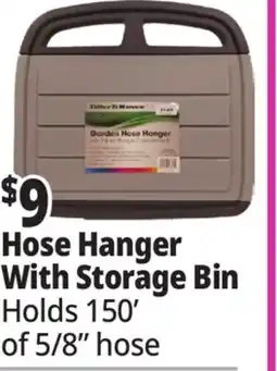 Ocean State Job Lot Hose Hanger With Storage Bin offer