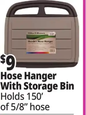 Ocean State Job Lot Hose Hanger With Storage Bin offer