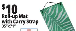 Ocean State Job Lot Roll-Up Beach Mat with Strap 35x71 offer