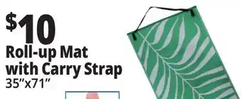 Ocean State Job Lot Roll-Up Beach Mat with Strap 35x71 offer