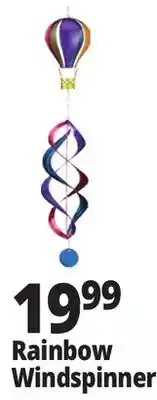 Ocean State Job Lot Rainbow Windspinner offer