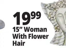 Ocean State Job Lot 15 Woman With Flower Yard Decorations offer
