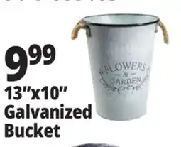 Ocean State Job Lot 13x10 Galvanized Bucket offer