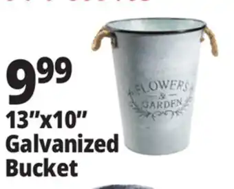Ocean State Job Lot 13x10 Galvanized Bucket offer